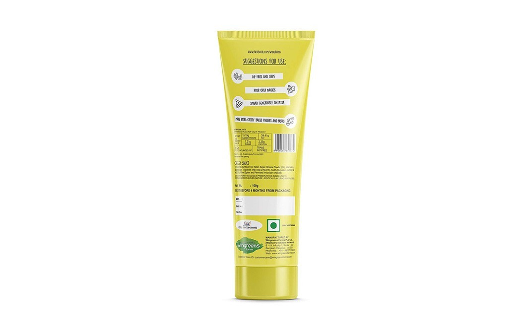 Wingreens Farms Cheesy Sauce    Tube  100 grams